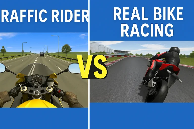 Traffic Rider vs Real Bike Racing