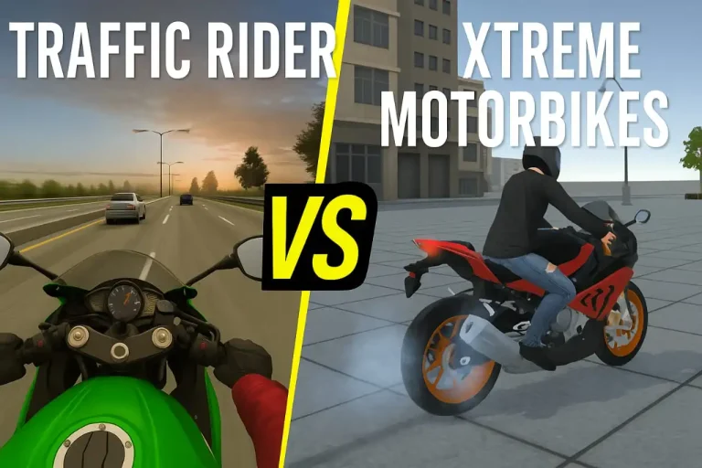 Traffic Rider vs Xtreme Motorbikes