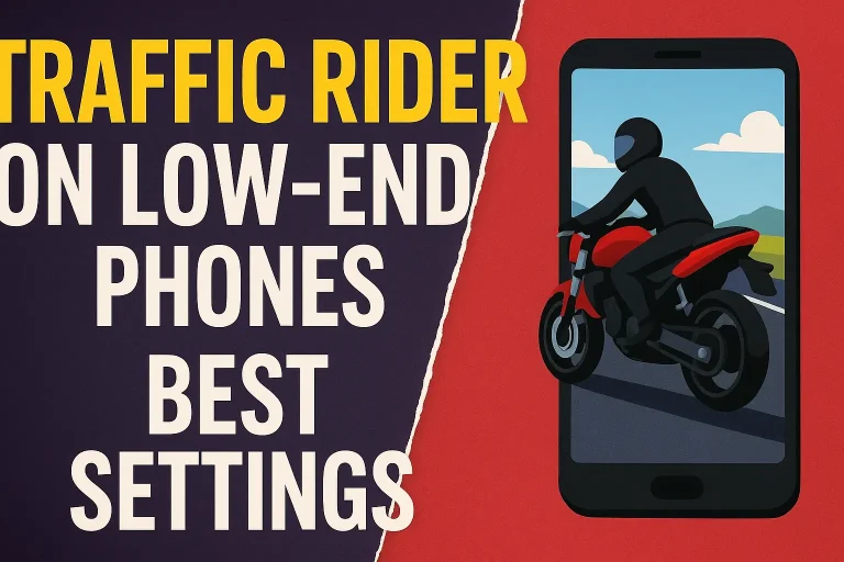 Optimize Traffic Rider on Low-End Phones