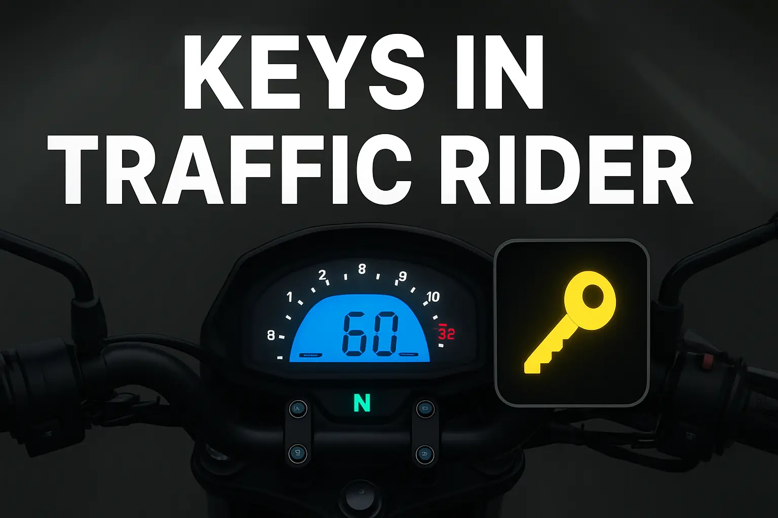 how to get keys in traffic rider