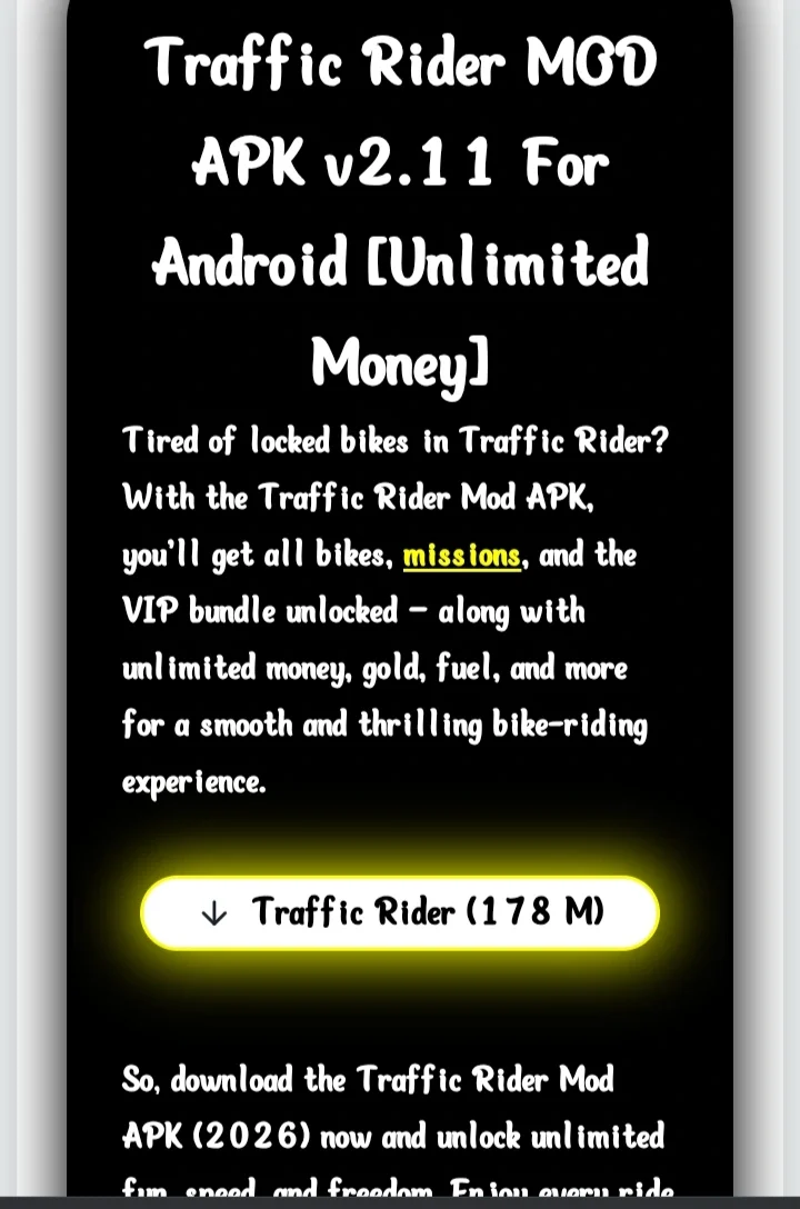 How to download and install Traffic Rider